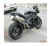 Mad Doctor's portatarga Triumph Speed Triple 2011-2014 fanale e frecce