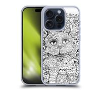 MAD DOG ART GALLERY B&W DOODLE CUSTODIA COVER MORBIDA IN GEL PER APPLE iPHONE