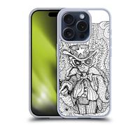 MAD DOG ART GALLERY B&W DOODLE CUSTODIA COVER MORBIDA IN GEL PER APPLE iPHONE