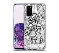 MAD DOG ART GALLERY B&W DOODLE CUSTODIA COVER MORBIDA IN GEL PER SAMSUNG PHONE 1