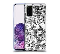 MAD DOG ART GALLERY B&W DOODLE CUSTODIA COVER MORBIDA IN GEL PER SAMSUNG PHONE 1
