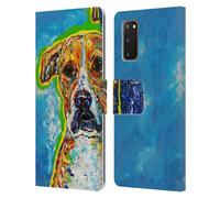 MAD DOG ART GALLERY CANE 5 CUSTODIA COVER A PORTAFOGLIO PER SAMSUNG TELEFONI 1