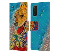 MAD DOG ART GALLERY CANE 5 CUSTODIA COVER A PORTAFOGLIO PER SAMSUNG TELEFONI 1