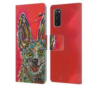 MAD DOG ART GALLERY CANE 5 CUSTODIA COVER A PORTAFOGLIO PER SAMSUNG TELEFONI 1