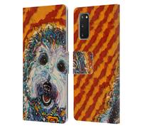 MAD DOG ART GALLERY CANE 5 CUSTODIA COVER A PORTAFOGLIO PER SAMSUNG TELEFONI 1