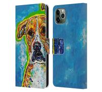 MAD DOG ART GALLERY CANE 5 CUSTODIA COVER PORTAFOGLIO IN PELLE PER APPLE iPHONE