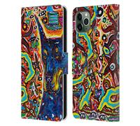 MAD DOG ART GALLERY CANE 5 CUSTODIA COVER PORTAFOGLIO IN PELLE PER APPLE iPHONE