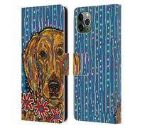 MAD DOG ART GALLERY CANE 5 CUSTODIA COVER PORTAFOGLIO IN PELLE PER APPLE iPHONE