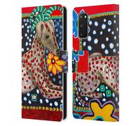 MAD DOG ART GALLERY CANI 2 CUSTODIA COVER A PORTAFOGLIO PER SAMSUNG TELEFONI 1