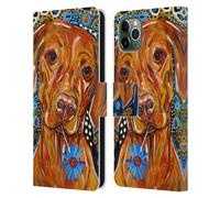 MAD DOG ART GALLERY CANI 2 CUSTODIA COVER PORTAFOGLIO IN PELLE PER APPLE iPHONE