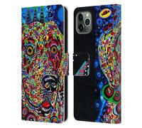 MAD DOG ART GALLERY CANI 2 CUSTODIA COVER PORTAFOGLIO IN PELLE PER APPLE iPHONE