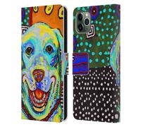 MAD DOG ART GALLERY CANI 2 CUSTODIA COVER PORTAFOGLIO IN PELLE PER APPLE iPHONE