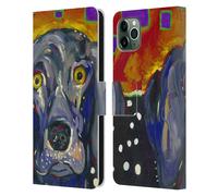 MAD DOG ART GALLERY CANI CUSTODIA COVER A PORTAFOGLIO PER APPLE iPHONE TELEFONI