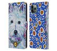 MAD DOG ART GALLERY CANI CUSTODIA COVER A PORTAFOGLIO PER APPLE iPHONE TELEFONI