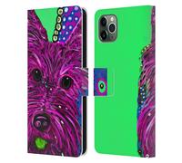 MAD DOG ART GALLERY CANI CUSTODIA COVER A PORTAFOGLIO PER APPLE iPHONE TELEFONI