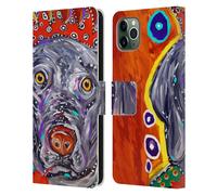 MAD DOG ART GALLERY CANI CUSTODIA COVER A PORTAFOGLIO PER APPLE iPHONE TELEFONI