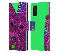 MAD DOG ART GALLERY CANI CUSTODIA COVER A PORTAFOGLIO PER SAMSUNG TELEFONI 1