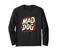 Mad Dog Motto per Un Look Fresco e Divertente Maglia a Manica