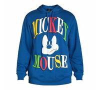 Mad Engine Disney Mickey Mouse Felpa Puff Stare Con Cappuccio Blu