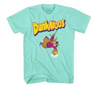 Mad Engine Dunkaroos Dipping Snack Shirt - Deliciously Dunkable Cookies and Frosting Dunkin' Daredevil Graphic T-Shirt, Celadon, Medium