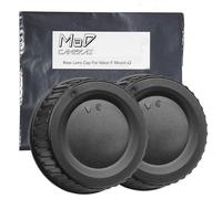 MaD F Mount 2 x copriobiettivo posteriore per Nikon D3500 D3400 D3300 D3200 D5000 D5100 D5200 D5300 D5500 D5600 D7000 D7100 D7200 D7500 D850 D800, D810, D780, D750, D610, D500, D600, D5, D4, D3 e