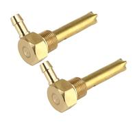 Mad Hornets 2x 5/16" ID Hose Fuel Tank Vent 3/8"-18NPTF Thread Adatto per Both small and large tanks