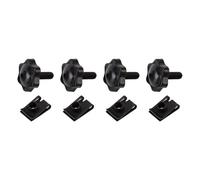 MAD HORNETS 4 Pack Saddlebag Theft Deterrent Kit Fasteners Bolts Clips Adatto per Touring 1993-2018