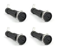 Mad Hornets 4PCS SCI R3-9A Montaggio a Pannello Portafusibili Telaio Misura per Fusibili Vetro 6x30mm 15A 250V