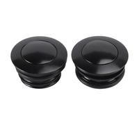 MAD HORNETS Black Pop Up Fuel Gas cap Set per Harley Dyna FXR 1982-2010