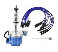 MAD HORNETS Ignition Distributor And Spark Plug Wires per Ford Fe V8 | OE 170072, distributor + plug wires, per Ford FE HEI, ignition service, supports spark delivery