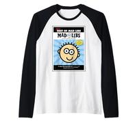 Mad Libs Best of Character Face Blue Burst Maglia con Maniche Raglan