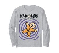Mad Libs Falling Character with Spiral Vortex Maglia a Manica