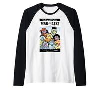 Mad Libs Original Cast Group Colorful Faces Maglia con Maniche Raglan