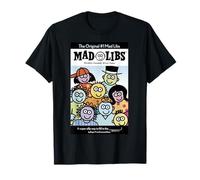 Mad Libs Original Cast Group Colorful Faces Maglietta