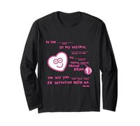 Mad Libs Upside Down Love Valentine Maglia a Manica
