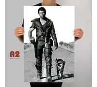 Mad Massimo Cane Metallo Film Poster Vintage Muro Man Cave Mel Gibson MFP