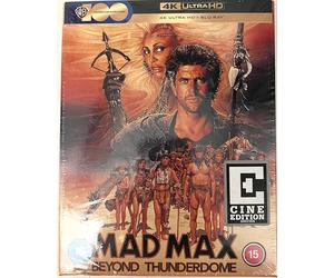 Mad Max 3 : Beyond Thunderdome - Limited Cine Edition - 4K Ultra HD & Blu Ray (Region Free) Includes New Hardback Slipcover, Theatrical Poster and 6 x Art cards