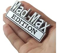 Mad Max Edition Emblema Badge 3D Nero Decal Auto Camion SUV (Silver)