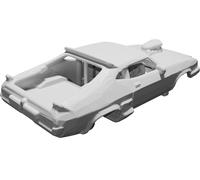 Mad Max Interceptor V8 Ford Falcon Gaslands Scala 1/64 Modello Stampato