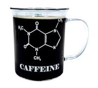 Mad Monkey Chemistry Mug (400 ml, Glass), Transparent, Round, Heat Resistant, Sc