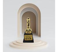 Mad Monkey- Trofeo Decorativo, Colore Oro, Nero, 2000015