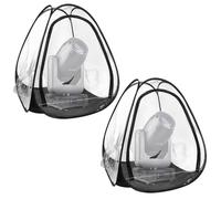 MAD OWL Copertura antipioggia professionale per testa mobile, impermeabile e antipolvere, accessorio di protezione per illuminazione del palcoscenico, copertura trasparente per testa mobile da