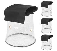 MAD OWL Copertura parapioggia a LED, protezione impermeabile per esterni, protezione dalle intemperie per illuminazione del palco, mini luce a LED a testa mobile da appendere, accessori impermeabili e