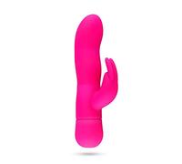 Vibratore Rabbit Flessibile con Stimolatore Clitorideo Easytoys - Rosa