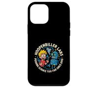Mad Science Lab Robot Divertente Cartone Animato Grafica Custodia per iPhone 12 mini