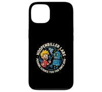 Mad Science Lab Robot Divertente Cartone Animato Grafica Custodia per iPhone 13