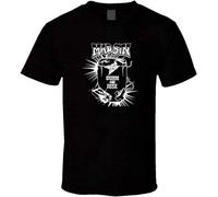 Mad sin Punk Rock Metal Band Logo Men's T-Shirt Unisex Black Cotton Hip Hop Print Tee Shirts S