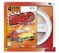 Confezione Mad Tracks Nuovo Gioco + Volante Nintendo Wii/Wii U Gara 1-4