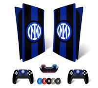 MaD Vision® Extra-Durable Skin Kit per PlayStation 5 (PS5) Digital | Set di Pellicole Adesive in Vinile Opaco per la Console e 2 Controller - per Inter Design