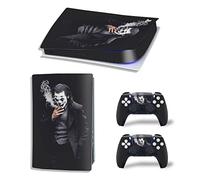 MaD Vision® Extra-Durable Skin Kit per PlayStation 5 (PS5) Digital | Set di Pellicole Adesive in Vinile Opaco per la Console e 2 Controller - per Joker Design